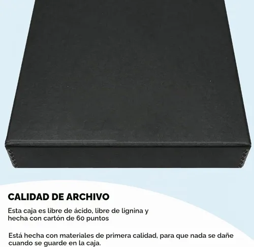 Vista 8 de Golden State Art, Clamshell Archival - Caja de almacenamiento