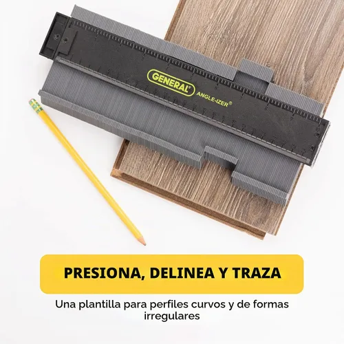 Vista 6 de General Tools Medidor de Contorno 833 - Buscador de Ángulo de 10" Herramienta para Mejoras del Hogar - Gadgets para Hombres