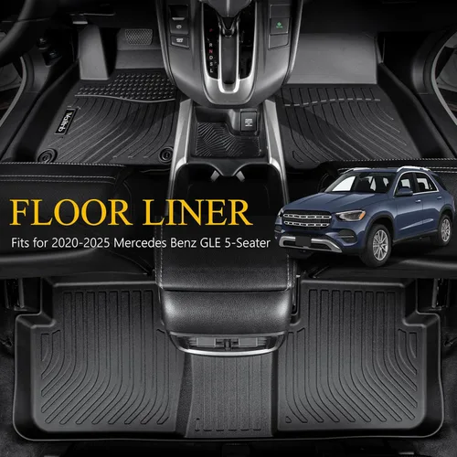 Vista 49 de Tapetes de piso para todo clima y forro de carga con respaldo para Chevrolet Suburban de 7 asientos 2021-2025 / GMC Yukon XL de 7 asientos