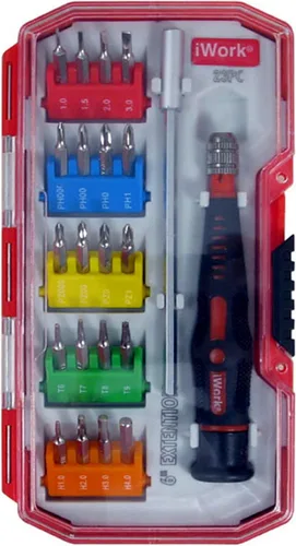 Vista 2 de Olympia Tools 76-506-N12 Juego de destornilladores de precisión de 23 piezas