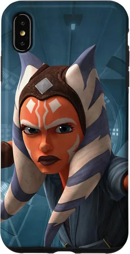 Vista 11 de Carcasa azul Ahsoka Tano para iPhone 13 Pro Max Star Wars The Clone Wars