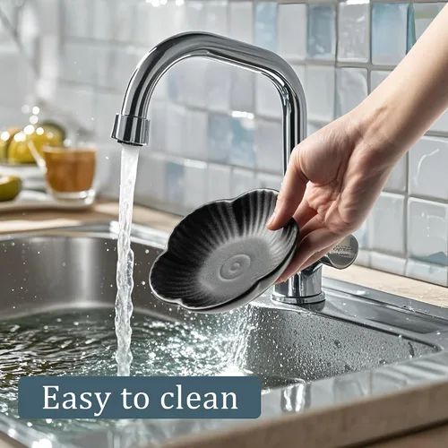 Vista 3 de Mecaikru Tazones de comida para gatos, platos de cerámica para gatos, plato para comida, agua y aperitivos, 4.72 pulgadas, uso en interiores