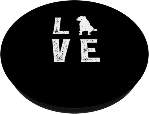 Vista 2 de Dogo Argentino Love PopSockets Swappable PopGrip