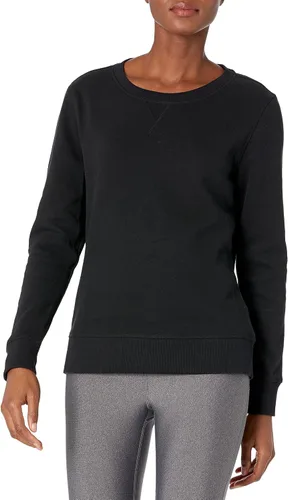Vista 11 de Amazon Essentials Sudadera de forro polar con cuello redondo y manga larga para mujer Rayas horizontales blanco marino