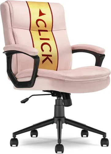 Vista 14 de Click365 Transform 2.0 Silla de oficina ergonómica, silla de escritorio con respaldo medio con brazos acolchados, soporte lumbar, altura ajustable