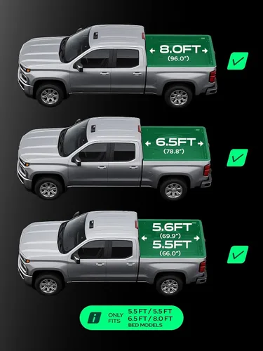 Vista 4 de YHTAUTO Juego de 4 guardabarros estilo fábrica OE para Ford F-150 Fleetside 2004-2008 (no compatible con los modelos Heritage), Lincoln Mark LT