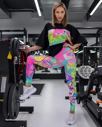 Vista 3 de Bona Fide Leggings clásicos de alta calidad para mujer con diseño único y levantamiento de glúteos, cómodos leggings de entrenamiento