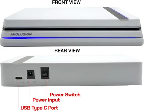 Vista 5 de Avolusion PRO-X Series - Disco duro externo USB 3.0 para PC de sobremesa WindowsOS, color blanco, (8 TB) (renovado)