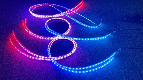 Vista 5 de Tira de luces LED RGB de 14 piezas de 5 pies para Polaris Slingshot Can-Am Spyder Ryker 2015-2026, kit de iluminación de acento de capó de rejilla