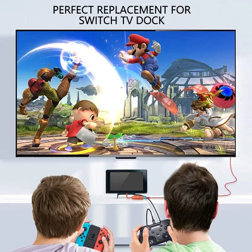 Vista 5 de GOPALA Replacement for Nintendo Switch Dock, 4K60Hz Switch Dock, Portable Switch Docking Station for TV, 1080P 60Hz Nintendo Switch TV Dock for