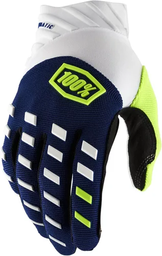 Vista 4 de 100% AIRMATIC - Guantes de motocross y ciclismo de montaña, equipo de protección duradero para MTB y motocross