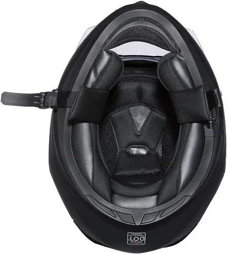 Vista 6 de Daytona Helmets Detour - Casco de motocicleta de cara completa – Casco de motocicleta certificado por DOT con doble visera – Casco de bicicleta