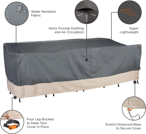 Vista 3 de MODERN LEISURE 3017 Renaissance Ultralite - Funda rectangular para mesa y sillas