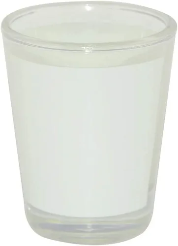 Vista 2 de 12 vasos de chupito de sublimación en blanco de 1.5 onzas, parche blanco, transferencia térmica, tinte para manualidades