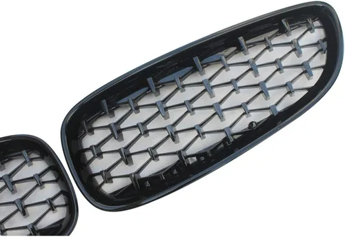 Vista 7 de Un par de diamantes estilo coche parachoques delantero riñón parrilla parrilla para BMW Z4 E89 2009-2016 auto accesorios coche styling decoración