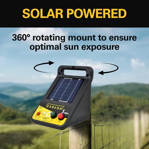 Vista 2 de Zareba esp5 m-z 5-mile Cargador Solar de baja impedancia