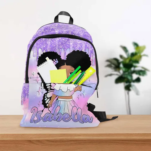 Vista 227 de Texto personalizado Elefante desgaste gafas mochila mochila mochila casual Daypack bolsa para mamá niñas, color86-4, Mochilas Daypack