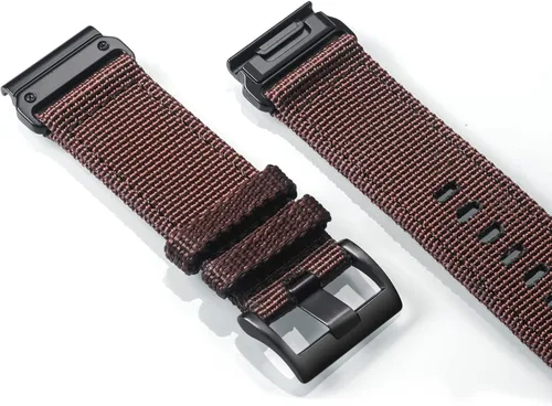 Vista 7 de Compatible con Garmin, correa deportiva de nailon para reloj fēnix/Forerunner/Vivoactive/Approach/MARQ/quatix/D2 Series resistente banda de repuesto