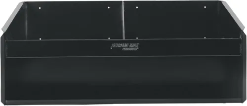 Vista 3 de Extreme Max 5001.6139 Organizador de Gabinete de Aluminio de Doble Bahía para Cascos con Montaje en Pared para Remolque de Carreras Cerrado, Taller