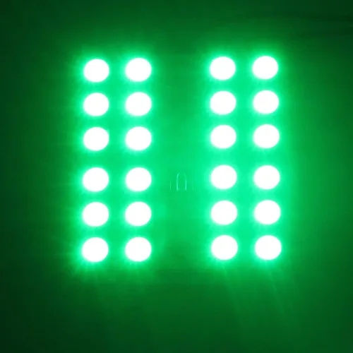Vista 8 de YM E-Bright – 1 juego (2 unidades) de luces LED RGB 5050 24SMD para auto, panel de domo, control remoto, lámpara LED colorida DC 12V con adaptadores
