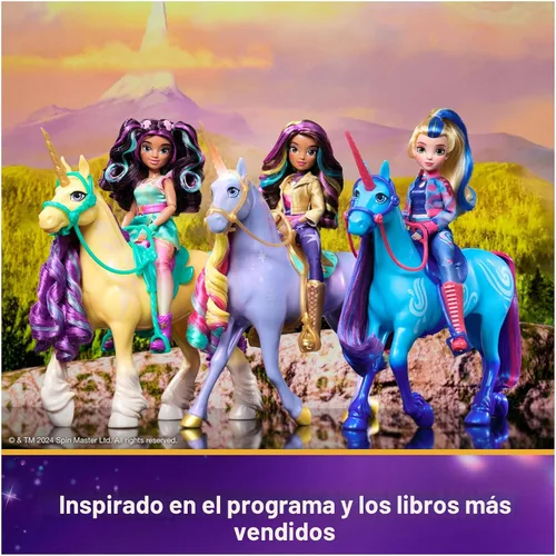 Vista 8 de Unicorn Academy Estrella silvestre iluminada, muñecas y juguetes
