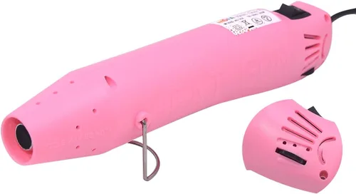 Vista 7 de mofa Pistola de calor de resina, cable de 6.6 pies, pistola de aire caliente de 300 W para manualidades, secadora de pintura acrílica, boquilla