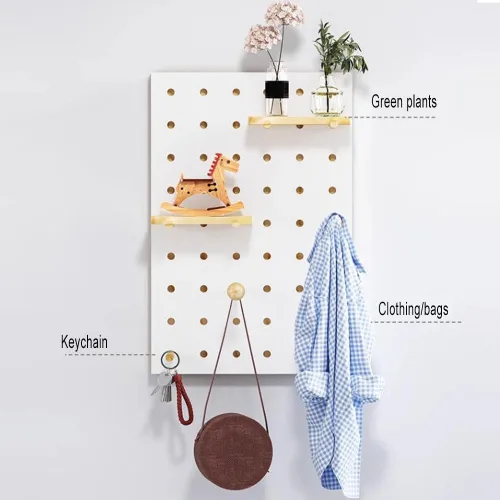 Vista 2 de zktoermn Estante de almacenamiento de tapa de caja eléctrica montado en la pared, estante de madera, caja de medidor eléctrico para ocultar Natural