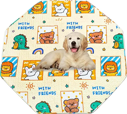 Vista 10 de Cubierta superior de malla para corralito para perros, [corralito no incluido] Se adapta a corralitos de mascotas de 36 pulgadas con 4 paneles