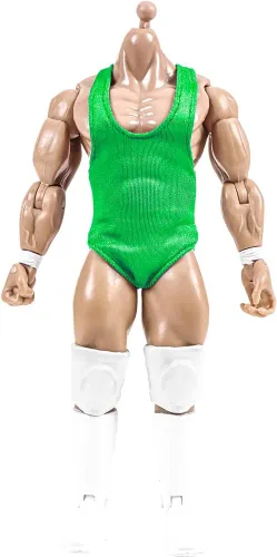Vista 4 de Juego de 7 camisetas de lujo para figuras de acción de lucha libre
