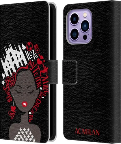 Vista 128 de Head Case Designs Officially Licensed AC Milan Dream Big Children Leather Wallet Case Compatible with Apple iPhone 11