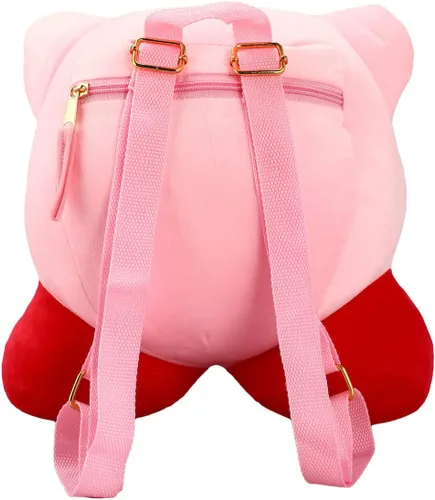 Vista 4 de Mini mochila de felpa Kirby The Pink Puff, Rosado, osfa