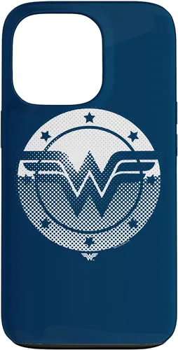 Vista 11 de Wonder Woman Funda con logotipo de escudo de medio tono para iPhone 17