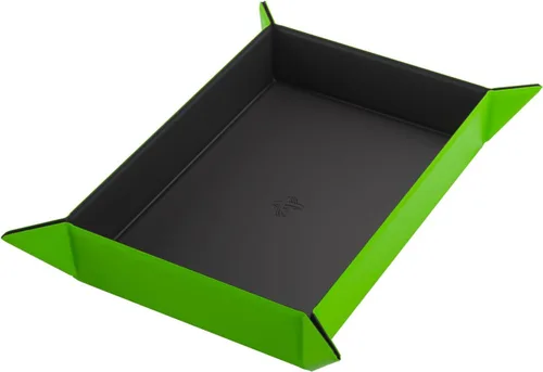 Vista 4 de Bandeja de dados magnética rectangular negro/verde