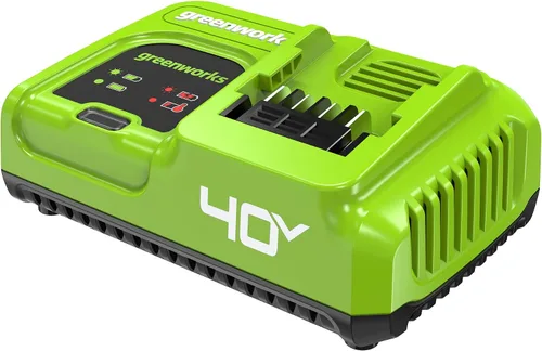 Vista 10 de Greenworks Cargador rápido de doble puerto de 40 V 8 A (cargador Greenworks original)