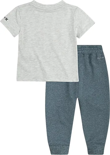 Vista 2 de Hurley baby-boys Graphic T-shirt and Joggers 2-piece Outfit Set