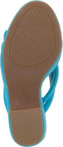 Vista 4 de Jessica Simpson Sandalias de cuña Citlali de piel sintética para mujer