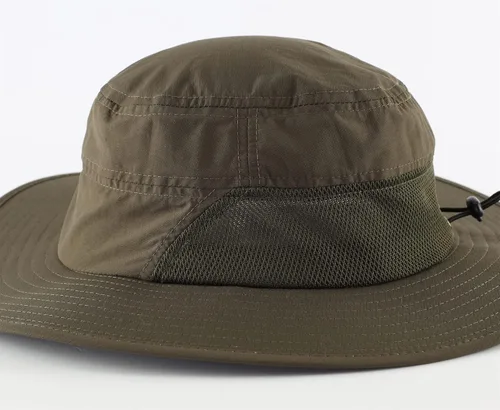 Vista 3 de Connectyle Sombrero Boonie de ala ancha UPF 50+ para hombre, transpirable, para pesca, senderismo, sombrero para el sol
