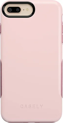 Vista 22 de Casely Funda para iPhone 6/7/8 Plus Todo envuelto Lazos vintage Diseño protector delgado esencial de doble capa