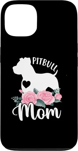 Vista 7 de Pitbull Mom Pitbulls Dog Cooler Saying Case for iPhone 17