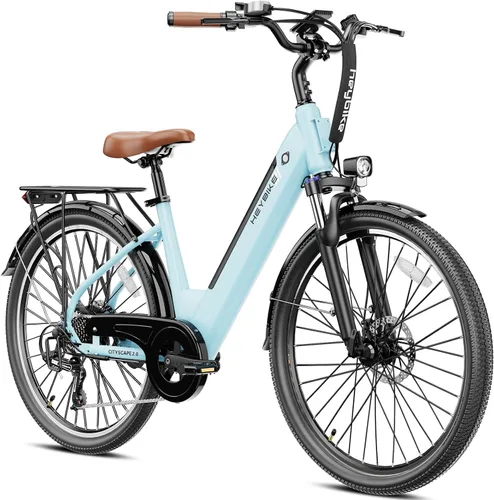Vista 8 de Heybike Bicicleta eléctrica Cityscape 2.0 para adultos con motor de pico de 1200 W, batería extraíble de 468 Wh, bicicleta eléctrica de 50 millas