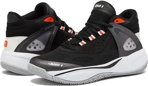 Vista 6 de AND1 Revel Mid - Tenis de baloncesto para hombre, para interiores o exteriores, para calle o cancha, tallas 7-16