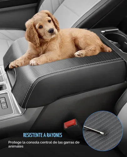 Vista 5 de INTGET Funda de consola central para Ford F150 Accesorios 2015-2020 2016 2017 2018 2019 Tapa central para reposabrazos de asiento de automóvil