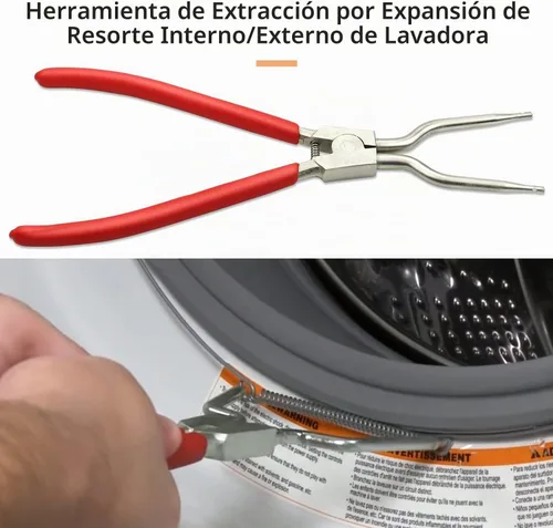 Vista 3 de 383EER4004A Herramienta de Expansión de Resorte Interior/Exterior de Lavadora, Adecuada para Maletero de Puerta 4986ER0004F/B/G, Adecuada para LG