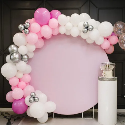 Vista 7 de Kit de arco de globos, kit de guirnalda de globos, decoración de globos, tira de arco de globos de 32.8 pies y 200 puntos de pegamento para globos