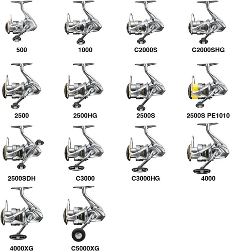 Vista 22 de Shimano 23 Sedona Spinning Reel