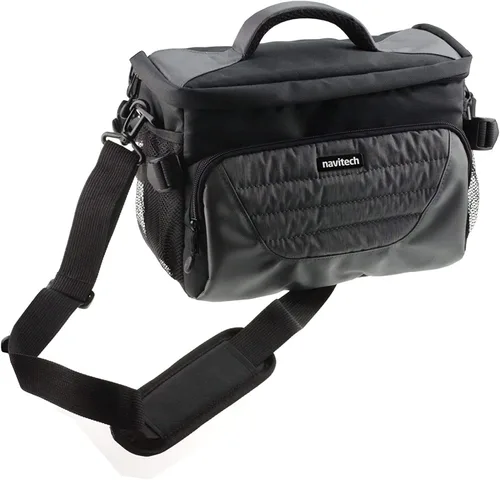 Vista 3 de Navitech Bolsa de hombro para cámara digital Nikon COOLPIX P900, color gris