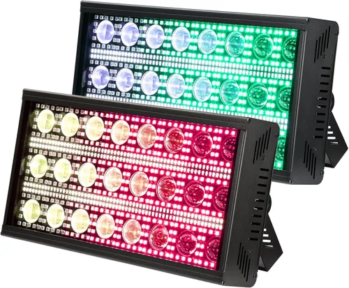 Vista 10 de Betopper LF2405 300w Luzes de Efeito de Feixe de Matriz LED, Luzes de Palco de Lavagem LED, Luz de Estrobo LED Super Brilhante de Grande Flash