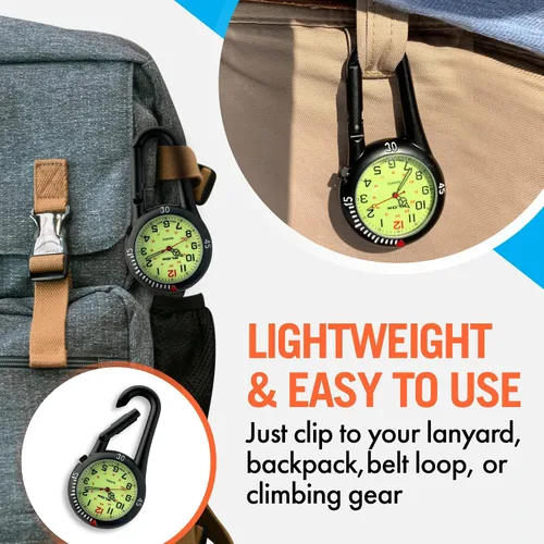 Vista 4 de Reloj unisex con correa que brilla en la oscuridad