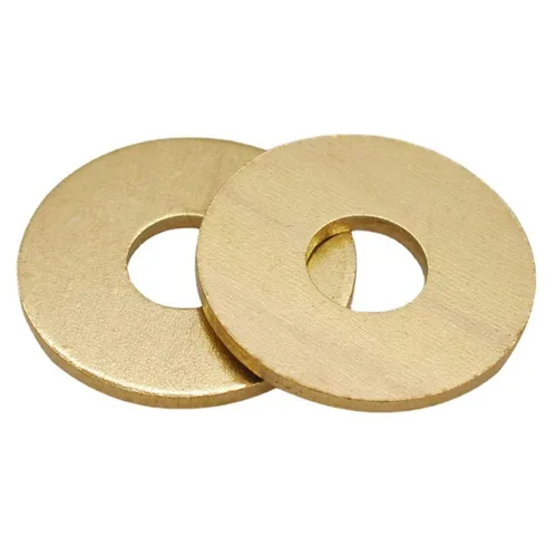 Vista 6 de M2 x 5 arandelas planas de latón de 0.020 in, sujetadores de tornillo fiables y accesorios de hardware esenciales, 10
