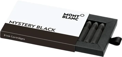 Vista 7 de Montblanc Cartuchos de tinta negro permanente 107757 – Recambios de pluma estilográfica a prueba de documentos en negro – 8 cartuchos de pluma
